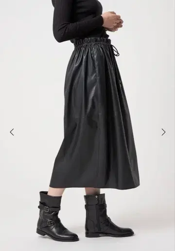 DRAWER 드로어 가죽 같은 드로스트 스커트 25AW 36