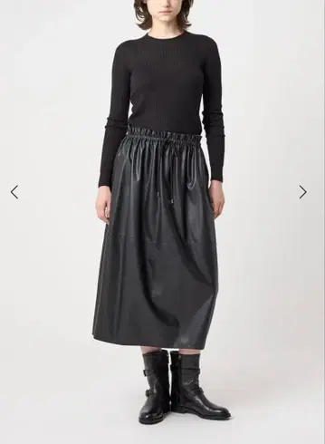 드로어 가죽 같은 드로스트 스커트 25AW 36