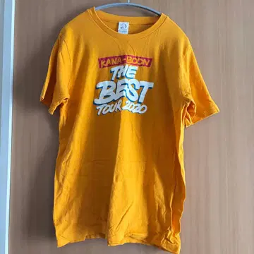 KANA-BOON THE BEST TOUR 2020 로고T셔츠/골드