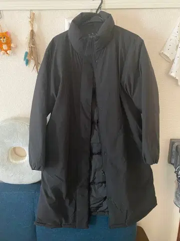 MUJI 블랙 다운 자켓 XL