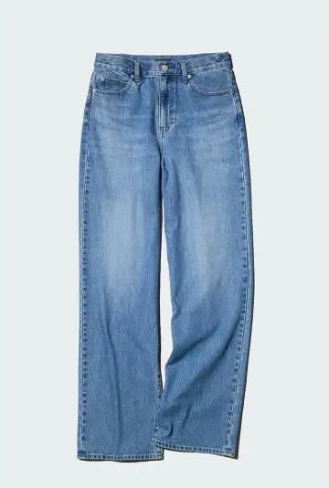 새상품 UNIQLO 와이드 스트레이트 청바지 25