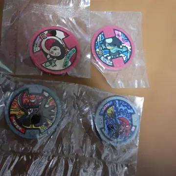 요괴워치 요괴 메달 4개 세트