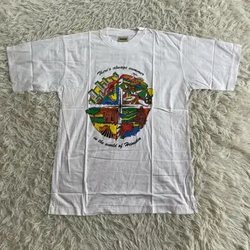 선착순 하이네켄 반팔 T셔츠 남성용 L 사이즈 화이트 로고