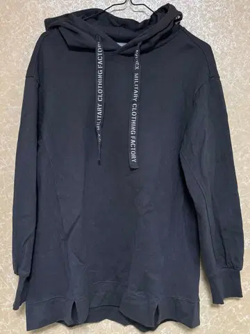 AVIREX Belle 로고 후드 부착 후드티