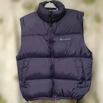 Champion 다운 베스트 다크 퍼플