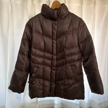 UNTITLED 브라운 다운 자켓