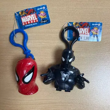 스파이더맨 블랙 스파이더맨 팝 캔디 통