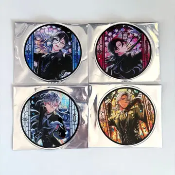 악마 집사와 검은 고양이 아크릴 코스터