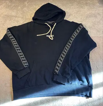 VANQUISH FITNESS 블랙 후드티 오버 사이즈 XL