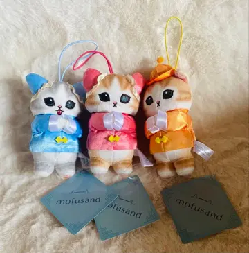 mofusand 차이나냥 마스코트 3종 세트