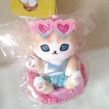 모프 샌드 mofusand 갸루 바캉스냥 마스코트 (브라운 화이트)