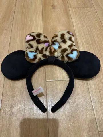 디즈니 Disney 머리띠 레오파드 무늬