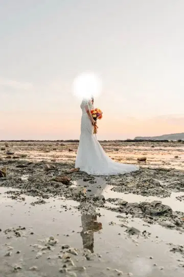 웨딩 드레스 머메이드 화이트