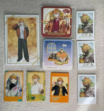 우사미 리토 폴라로이드풍 카드 포스카 코스터 세트