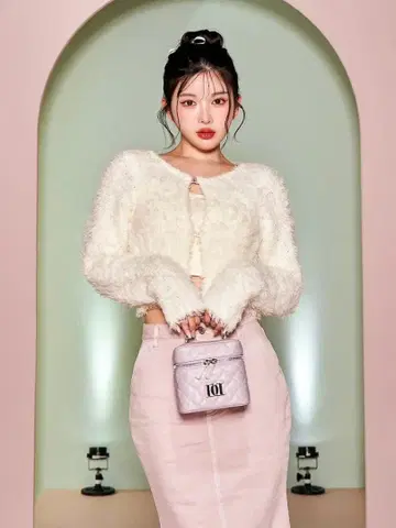 Darich 롱 퍼 니트 앙상블