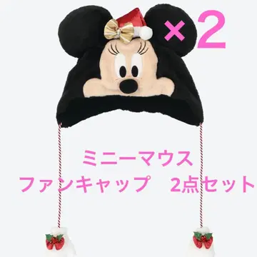 [새상품] 디즈니랜드 팬캡 크리스마스 미니 2점