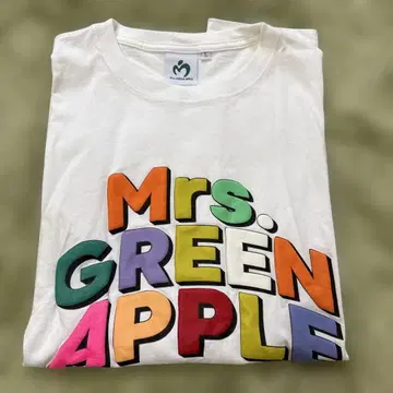 Mrs. GREEN APPLE 컬러풀 T셔츠 L 사이즈
