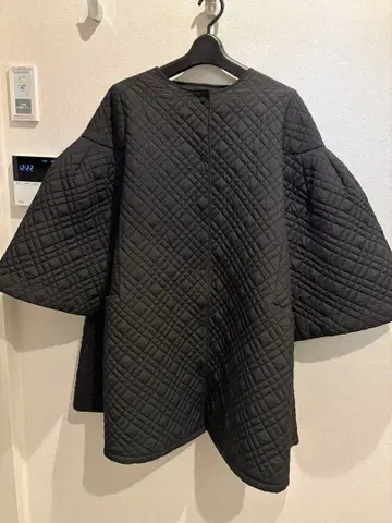 [ 새상품급 ] 셀포드 퀼팅 플레어 코트 자켓