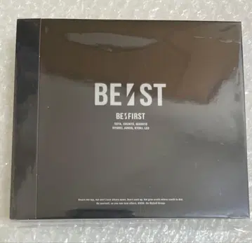BE:FIRST 앨범 BE:ST 초회 생산 한정판 CD