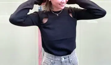 언그리드 Ungrid 크루넥 디자인 니트