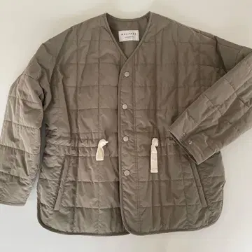 MACPHEE 카키 퀼팅 자켓