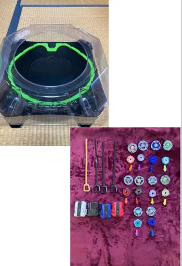 Beyblade 배틀 스타디움과 베이블레이드 세트