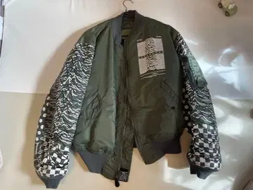 ALLAROUND MA-1 자켓 올리브 그린