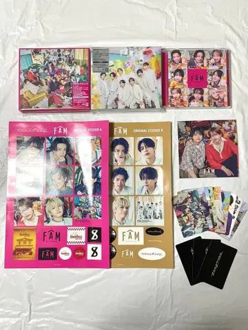 timelesz 앨범 FAM 3형태+특전 포함