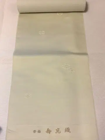 [ 새상품 ] 기모노 옷감 스이코 오리 코몬 연한 그린