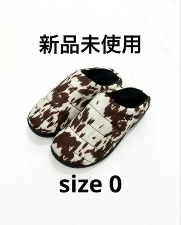 SUBU 카우 브라운 슬립온 size 0