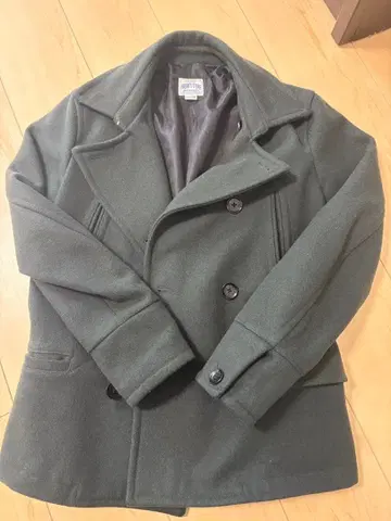 FREAKSSTORE 피 코트 다크 그린 남성용