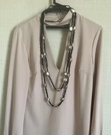 목걸이 핸드메이드 블랙과 실버 프랑스제 니스의 에즈 마을 부티크 새상품