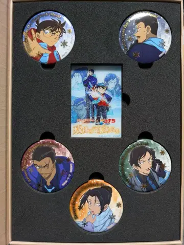 리얼 탈출 게임 x 명탐정 코난 메모리얼 캔뱃지 세트