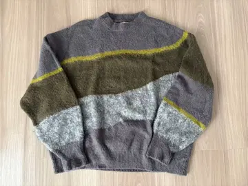 인타샤 기모 뉴앙스 패턴 니트