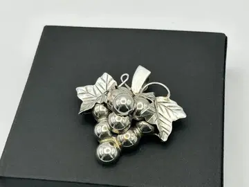 멕시코 타스코 실버 925 포도 브로치 펜던트