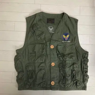 ARMY AIR FORCE TYPE C-1 COTTON 베스트 올리브