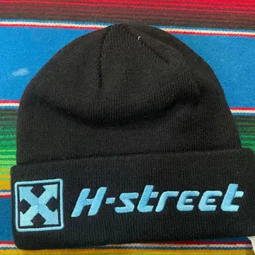 H-street 니트 모자 블랙