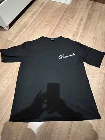 BGHB 블랙 T셔츠 로고 코튼 100%