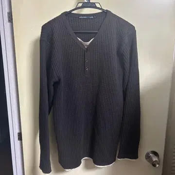 와플 긴팔 티셔츠