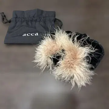 acca 퍼 헤어 액세서리 스크런치 퍼 acca