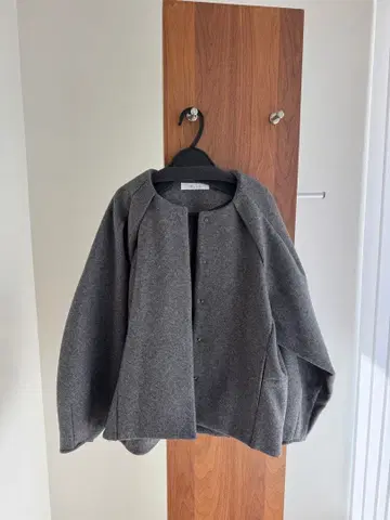 eLL 그레이 노카라 자켓