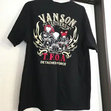 VANSON T.F.O.A 데스 토끼 자수 셔츠 L 사이즈