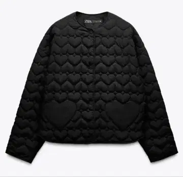 [ 새상품급 ] ZARA 하트형 퀼팅 자켓 S 사이즈