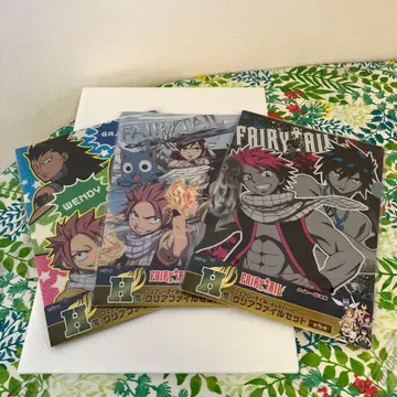 페어리테일 클리어 파일 3종류 3매 복권