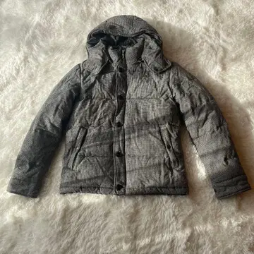 어반 리서치 도어스 다운 자켓 38 격자 무늬 드로 코드 방한