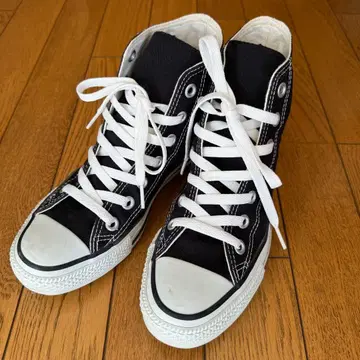 컨버스 블랙 하이컷 스니커즈