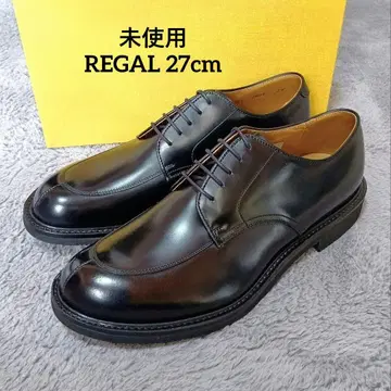 미사용 REGAL 천연 가죽 비즈니스 슈즈 경량 27cm