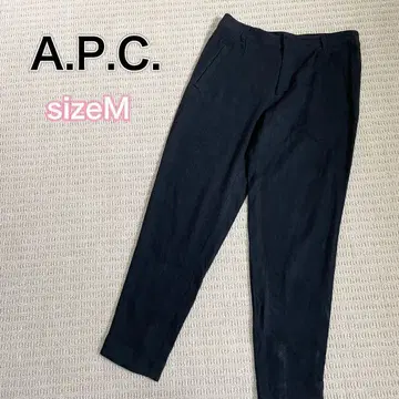 사이즈 M 아페쎄 APC 여름용 린넨 테이퍼드 슬랙스