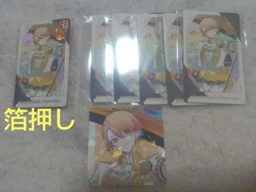 프로세카 감사제 그리팅 카드 스티커 금박 텐마 츠카사