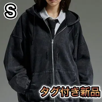 cussil 쿠실 빈티지 헤비웨이트 크러쉬 더블 지퍼 후드티